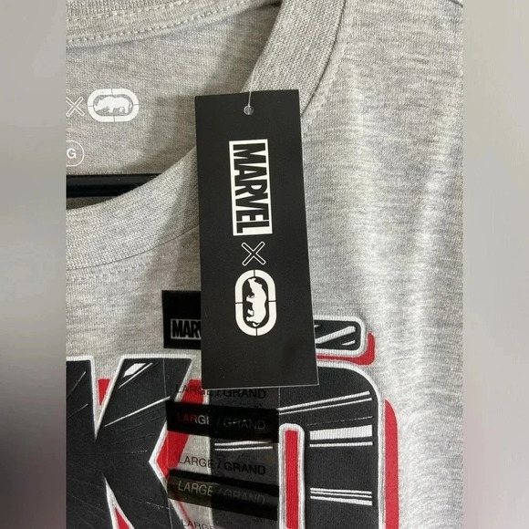 Marvel x Ecko - Deadpool - Large Grey T Shirt - BNWT - โ๏ธ๐ด๐๐ฎ - Picture 4 of 6
